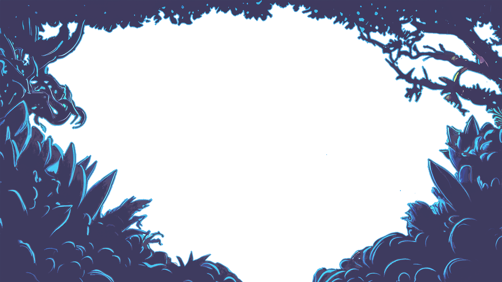 cadre végétal