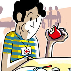 La Croix-Rouge française - Illustration pour le plan de décarbonation